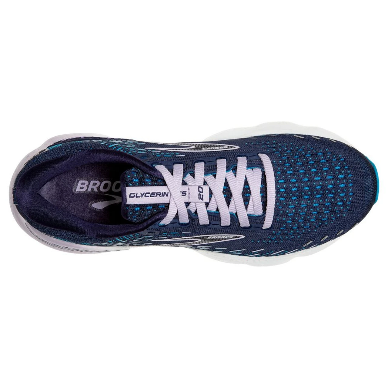 Brooks Women's Glycerin GTS 20 - Peacoat / Ocean / Pastel Lilac - Image 5