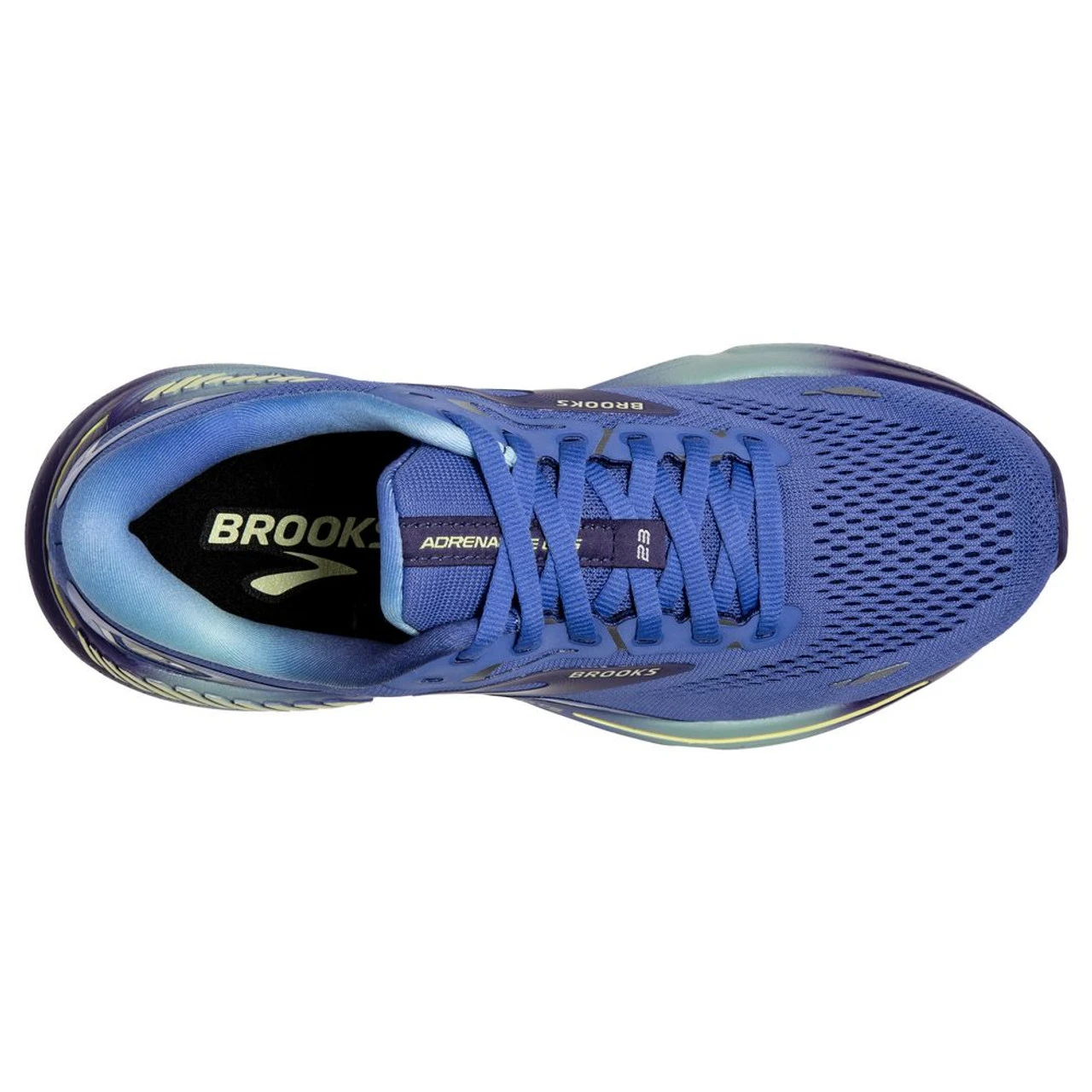Brooks Women's Adrenaline GTS 23 - Baja Blue / Wisteria / Yellow Lime - Image 5