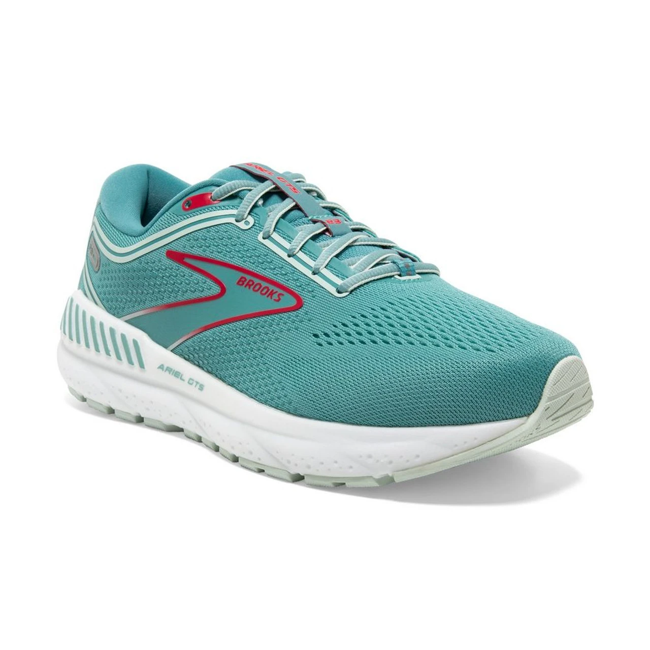 Brooks Women's Ariel GTS 23 - Nile Blue / Blue / Bittersweet - Image 3