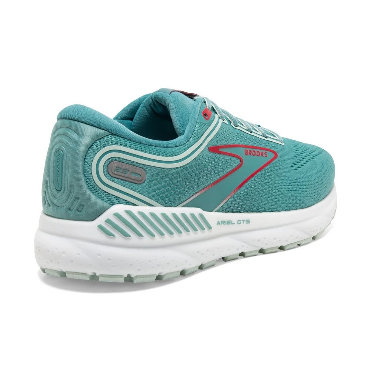 Brooks Women's Ariel GTS 23 - Nile Blue / Blue / Bittersweet - Image 4