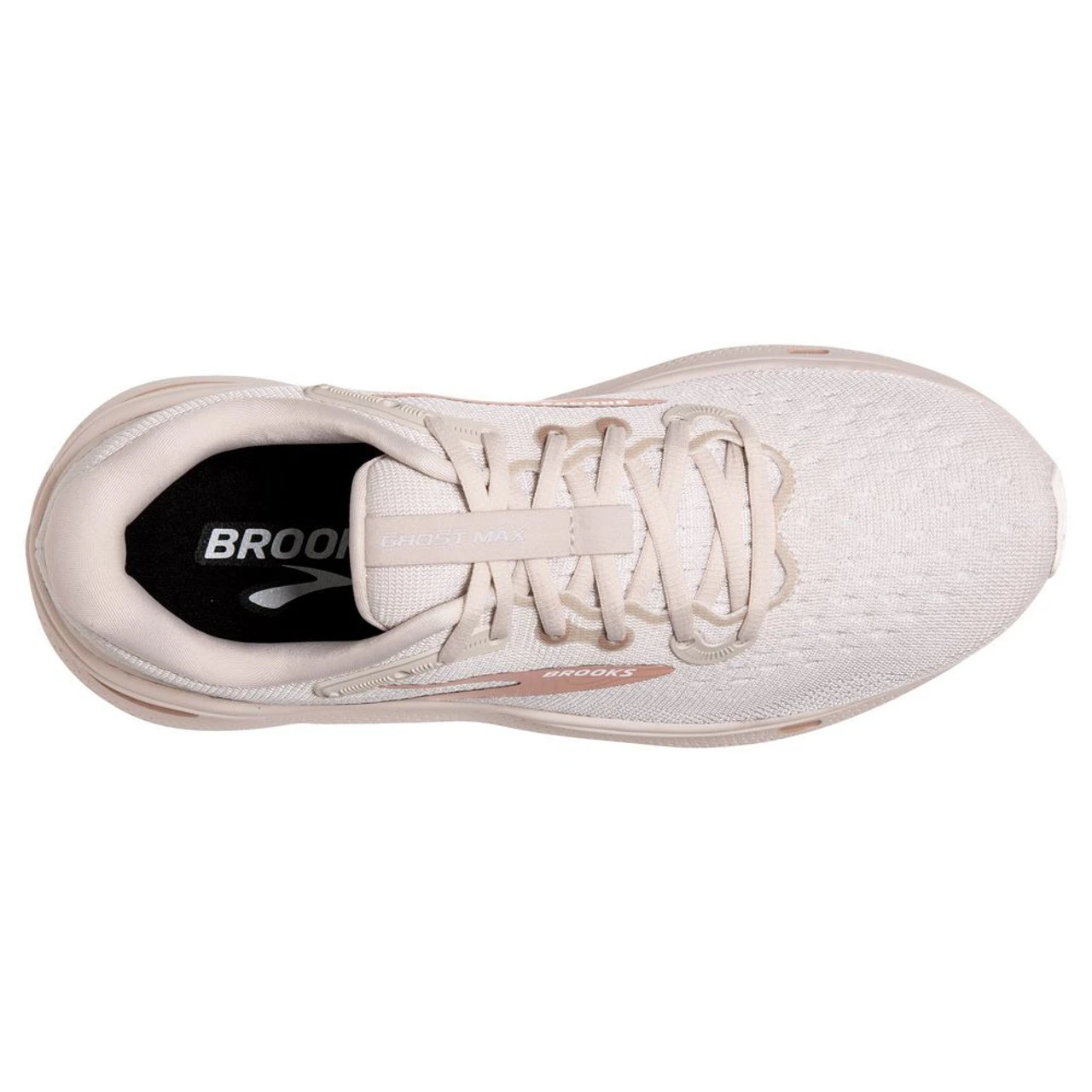 Brooks Women's Ghost Max - Crystal Gray / White / Tuscany - Image 5