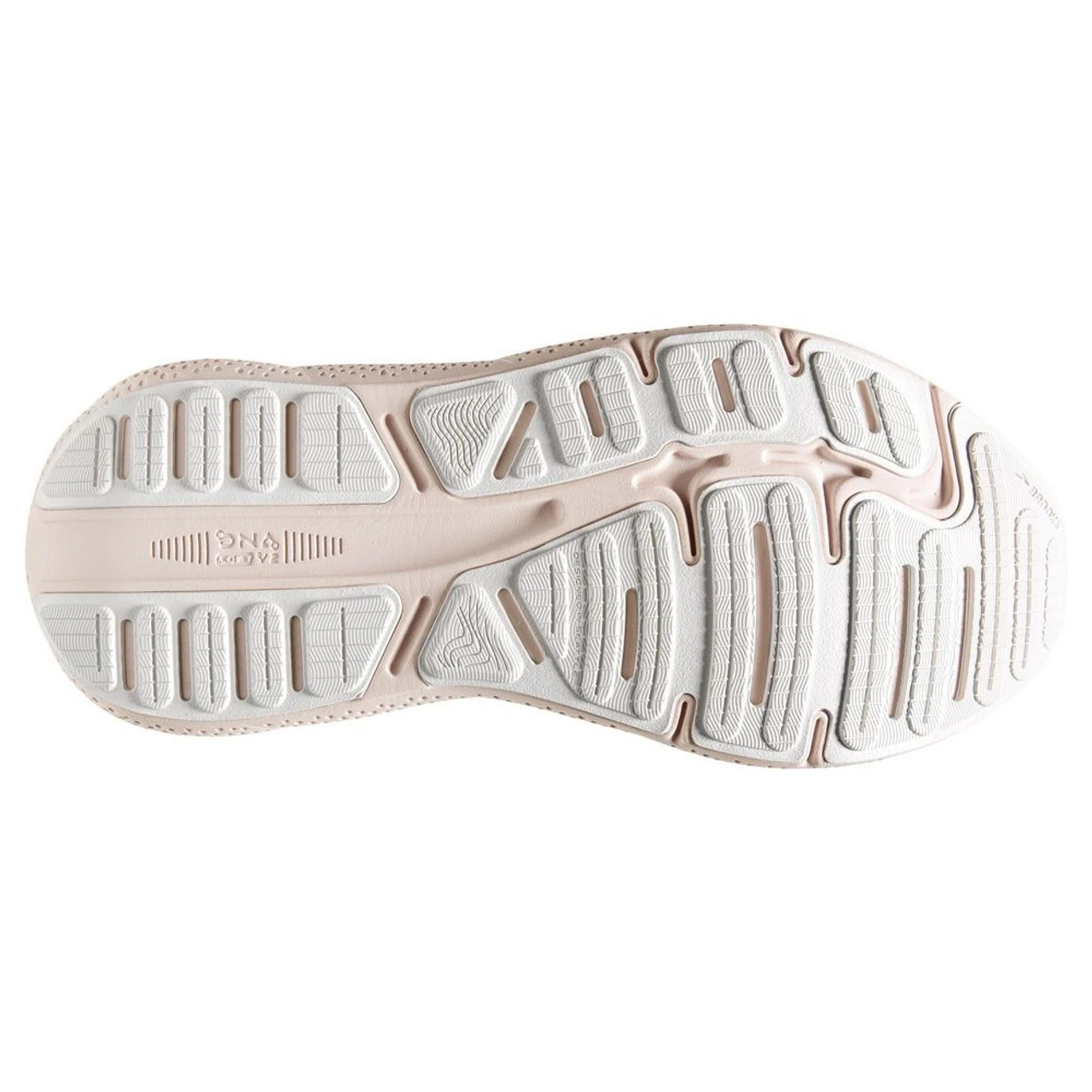 Brooks Women's Ghost Max - Crystal Gray / White / Tuscany - Image 6