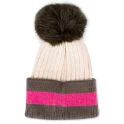 Haute Shore Swank Pom Pom Beanie - Cream