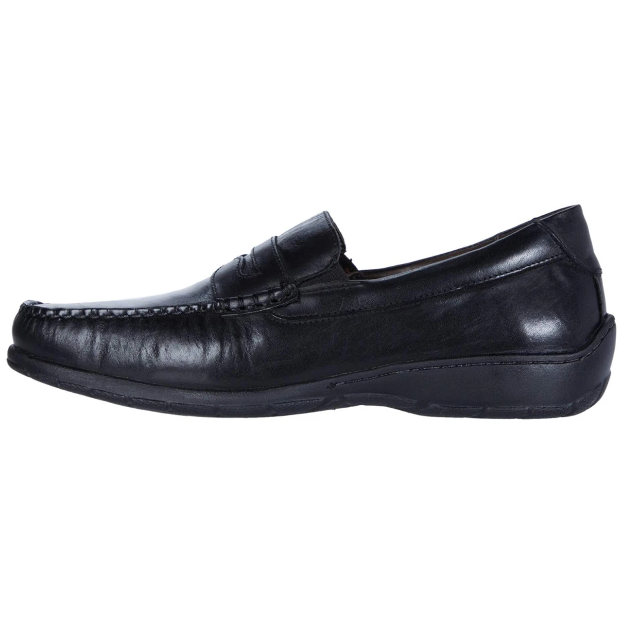 Johnston & Murphy Men's Crawford Penny Loafer - Black - Image 4