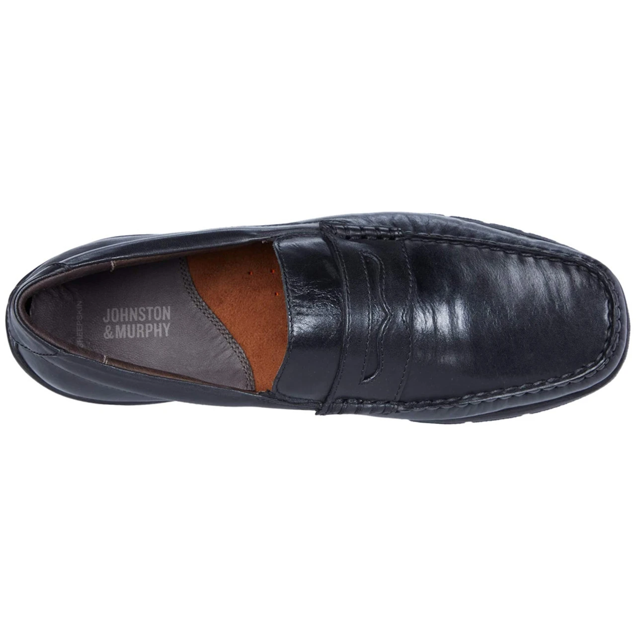 Johnston & Murphy Men's Crawford Penny Loafer - Black - Image 7