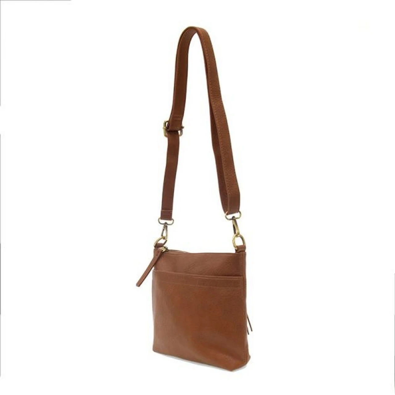 Joy Susan Layla Top Zip Crossbody Bag - Walnut - Image 3