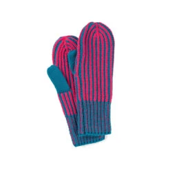 VerloopChunky Mittens - Fuchsia Teal