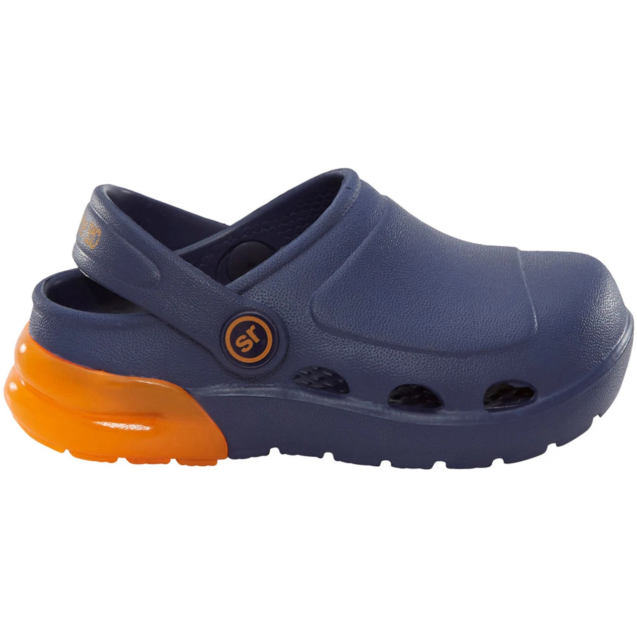 Stride Rite 360 Little Kids Light-Up Bray Clog - Navy / Orange - Image 2