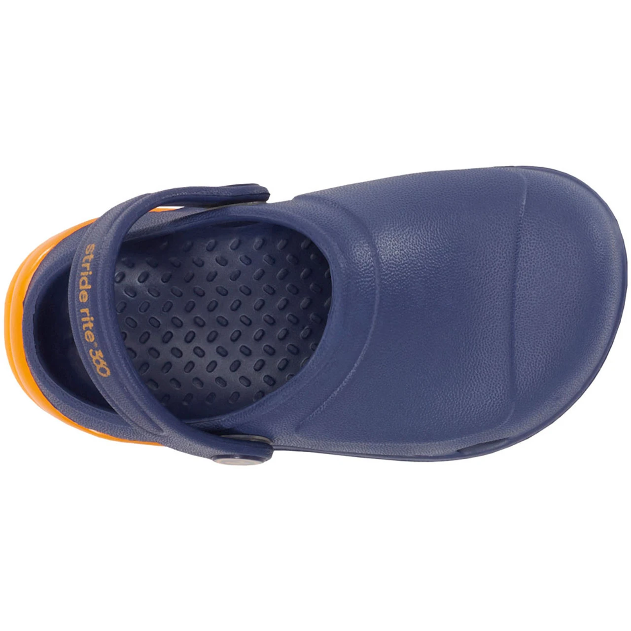 Stride Rite 360 Little Kids Light-Up Bray Clog - Navy / Orange - Image 5