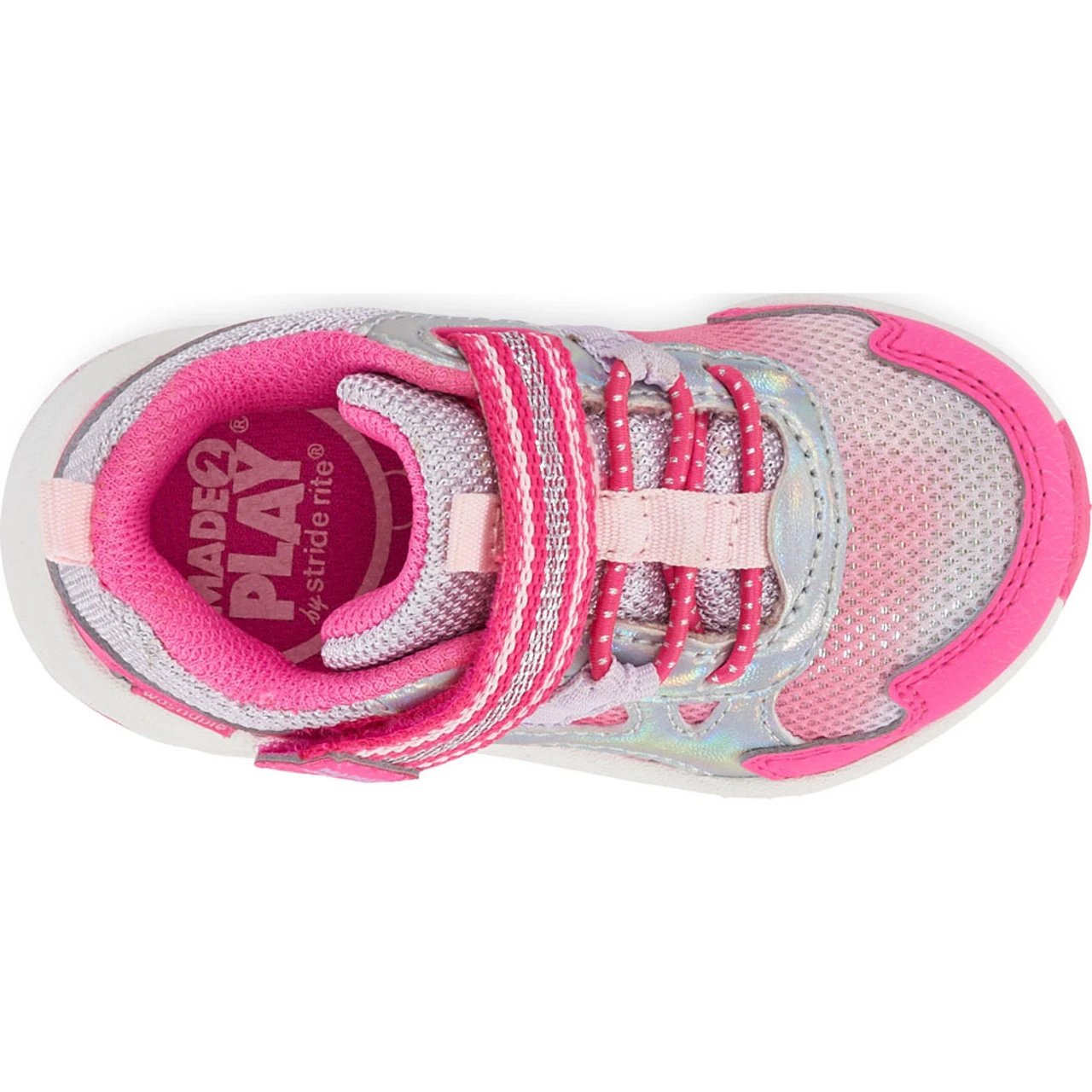 Stride Rite Big Kids Made2play Player Sneaker - Pink Multi - Image 3