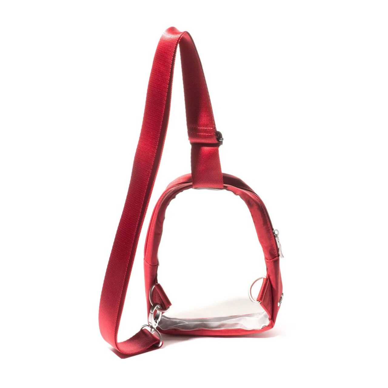 Baggallini Clear Stadium Mini Sling - Red - Image 2