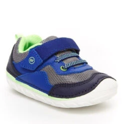 Stride Rite Soft Motion Rhett Sneaker - Navy / Lime