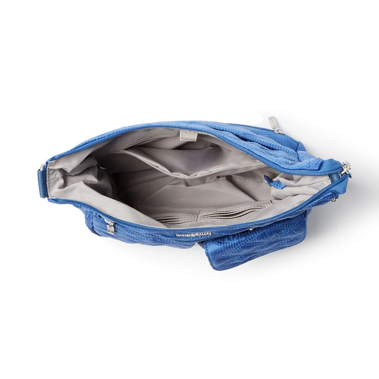 Baggallini Modern Everywhere Hobo - Atlantic Blue Quilt - Image 4